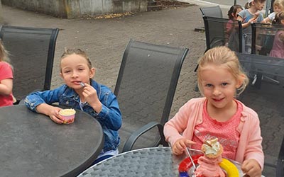 Eis essen Kinder und Jugend Jazzdance